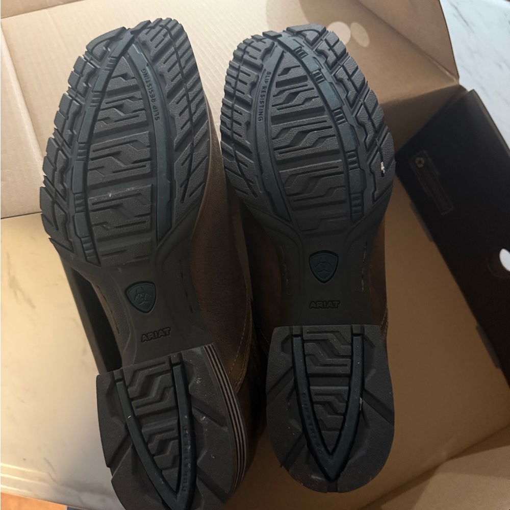 Ariat Men's Tan Leather Boots - Picture 6 of 7